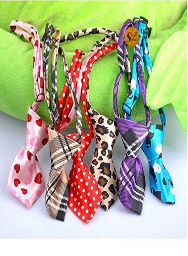 Sage Square Jumbo Size Adjustable Fashion Party, Function, Weeding Cum Formal Costume Neck Tie Cum Necktie for Dog/Puppy/Cat/Kitten (Random) (1 Piece) - Image 1